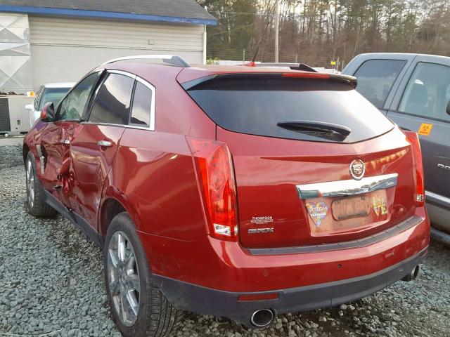 3GYFNCEY3BS525586 - 2011 CADILLAC SRX PREMIU BURGUNDY photo 3