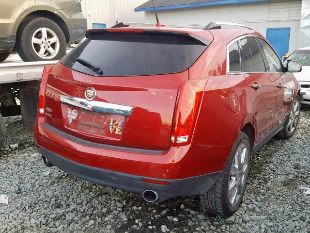 3GYFNCEY3BS525586 - 2011 CADILLAC SRX PREMIU BURGUNDY photo 4