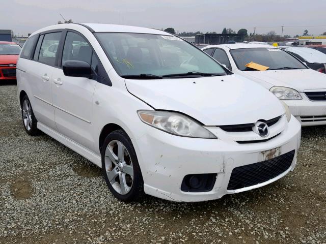 JM1CR29L660127517 - 2006 MAZDA 5 WHITE photo 1