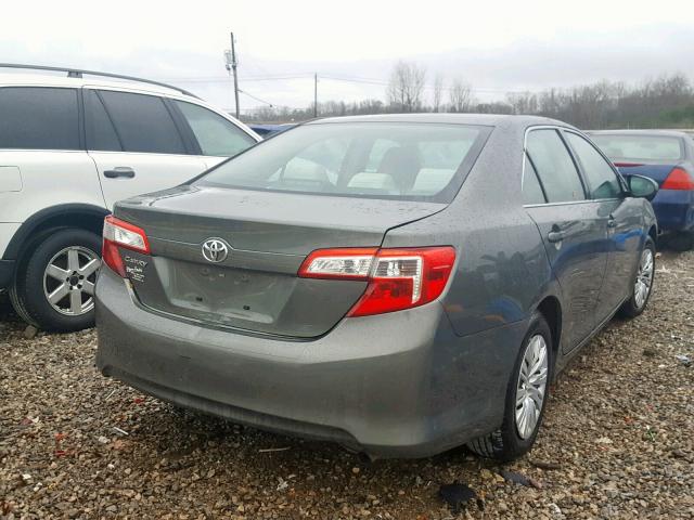 4T1BF1FK2CU589728 - 2012 TOYOTA CAMRY GRAY photo 4