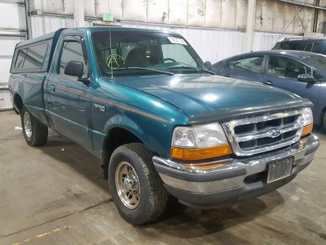 1FTYR10C3WPA54370 - 1998 FORD RANGER GREEN photo 1