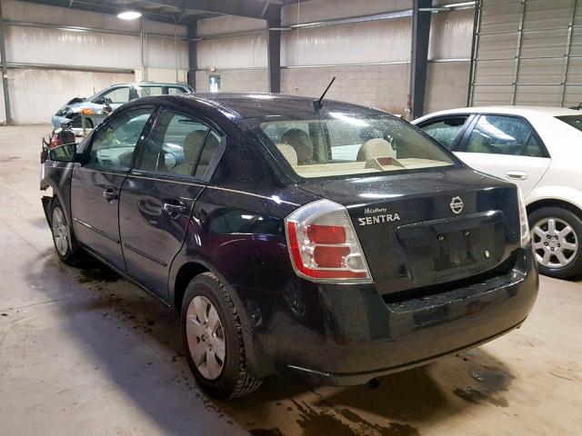 3N1AB61E49L613835 - 2009 NISSAN SENTRA 2.0 BLACK photo 3