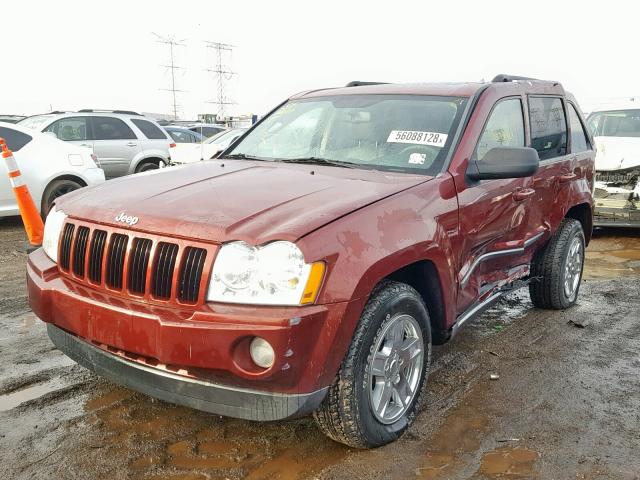 1J8GR48K07C512151 - 2007 JEEP GRAND CHER RED photo 2