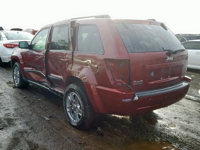 1J8GR48K07C512151 - 2007 JEEP GRAND CHER RED photo 3