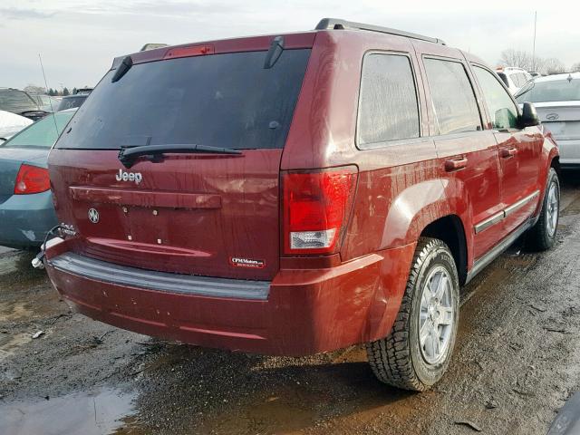 1J8GR48K07C512151 - 2007 JEEP GRAND CHER RED photo 4