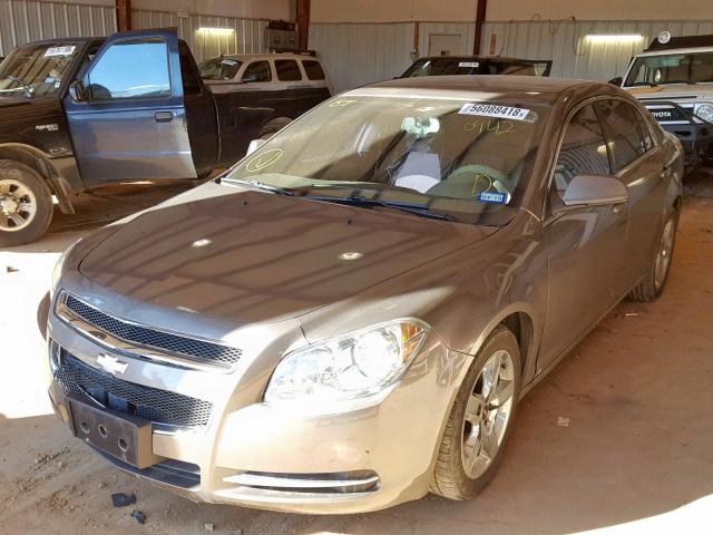 1G1ZC5EB7A4110942 - 2010 CHEVROLET MALIBU 1LT 银色 照片 2