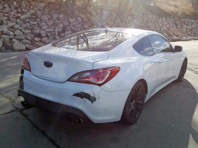 KMHHT6KD8DU110107 - 2013 HYUNDAI GENESIS CO WHITE photo 4