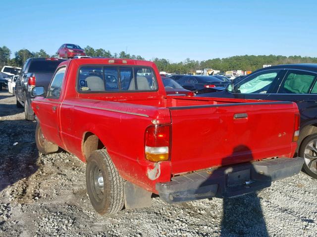 1FTCR10UXTUA18014 - 1996 FORD RANGER RED photo 3