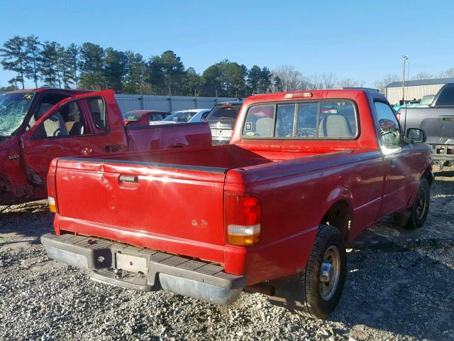 1FTCR10UXTUA18014 - 1996 FORD RANGER RED photo 4