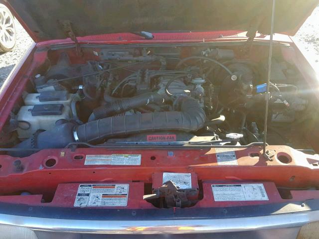 1FTCR10UXTUA18014 - 1996 FORD RANGER RED photo 7