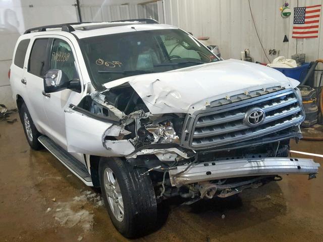 5TDBY68A78S007540 - 2008 TOYOTA SEQUOIA LI WHITE photo 1