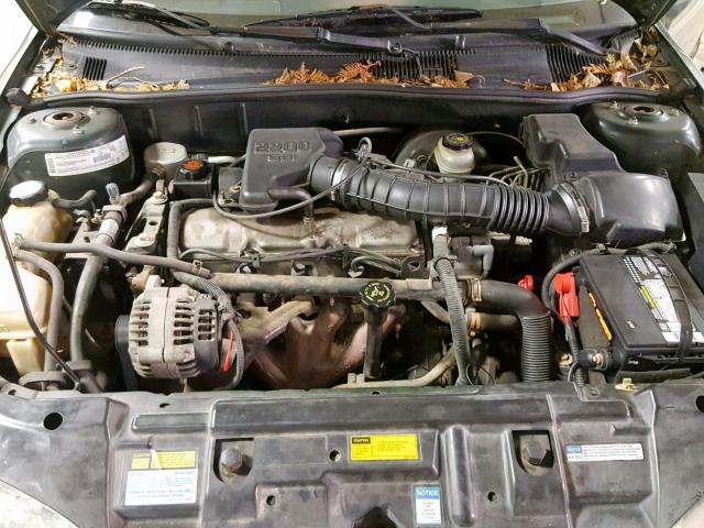 1G1JC524717316103 - 2001 CHEVROLET CAVALIER B GREEN photo 7