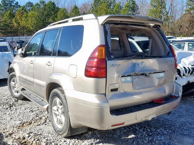 JTJBT20X140040051 - 2004 LEXUS GX 470 TAN photo 3