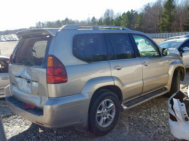 JTJBT20X140040051 - 2004 LEXUS GX 470 TAN photo 4