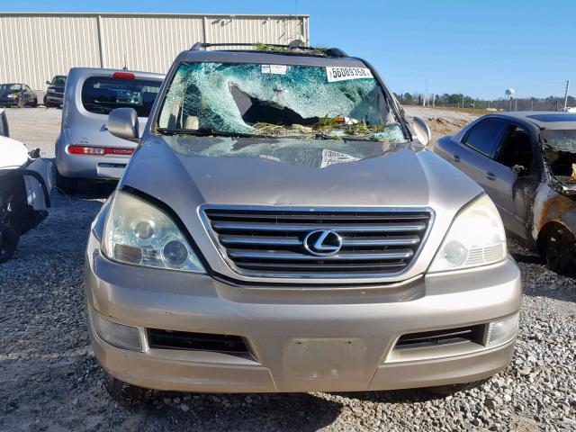 JTJBT20X140040051 - 2004 LEXUS GX 470 TAN photo 9