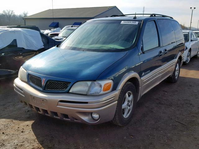 1GMDX03E43D183013 - 2003 PONTIAC MONTANA BLUE photo 2