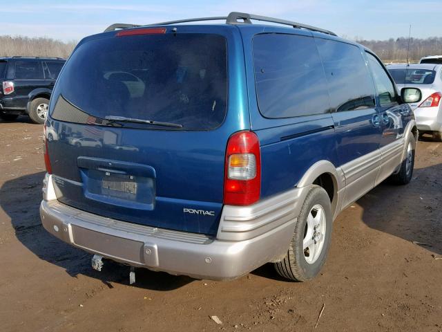 1GMDX03E43D183013 - 2003 PONTIAC MONTANA BLUE photo 4