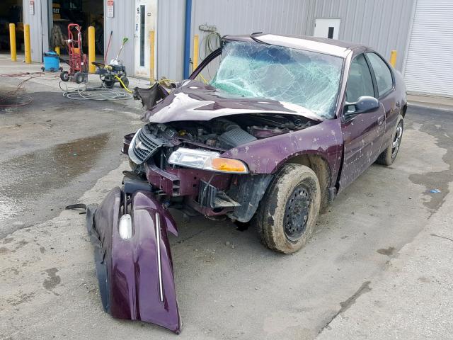 1C3EJ56H2XN554087 - 1999 CHRYSLER CIRRUS LXI PURPLE photo 2