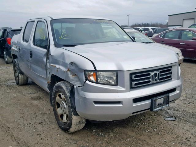 2HJYK16228H541730 - 2008 HONDA RIDGELINE SILVER photo 1