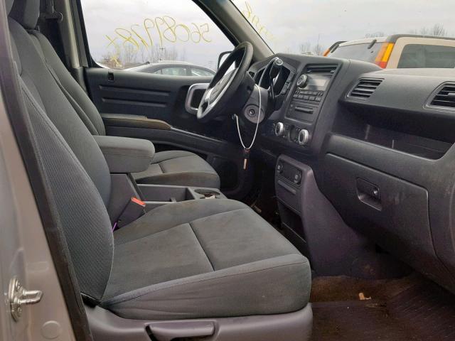 2HJYK16228H541730 - 2008 HONDA RIDGELINE SILVER photo 5