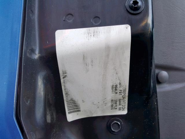 1G8AJ52F64Z196599 - 2004 SATURN ION LEVEL BLUE photo 10