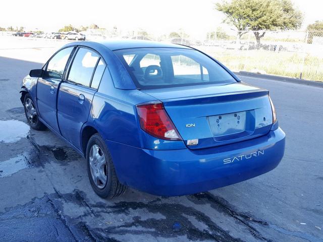 1G8AJ52F64Z196599 - 2004 SATURN ION LEVEL BLUE photo 3