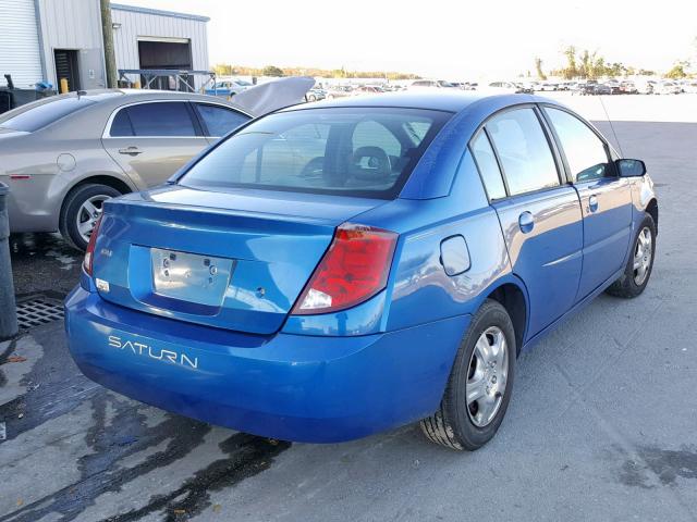 1G8AJ52F64Z196599 - 2004 SATURN ION LEVEL BLUE photo 4