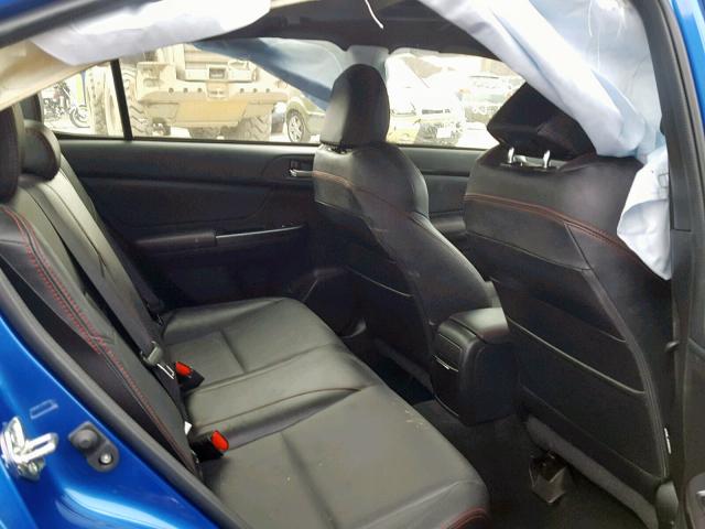 JF1VA1L66H9817978 - 2017 SUBARU WRX LIMITE BLUE photo 6