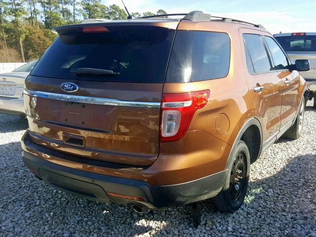 1FMHK7F89CGA12934 - 2012 FORD EXPLORER L BROWN photo 4