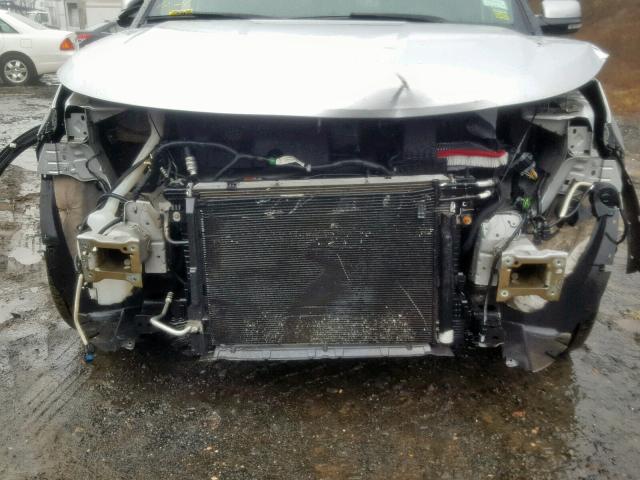 1FM5K8F8XFGA78051 - 2015 FORD EXPLORER L SILVER photo 9