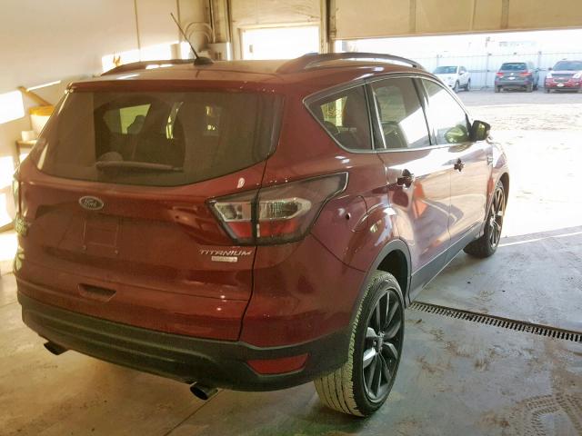 1FMCU0JD5HUC04845 - 2017 FORD ESCAPE TIT MAROON photo 4