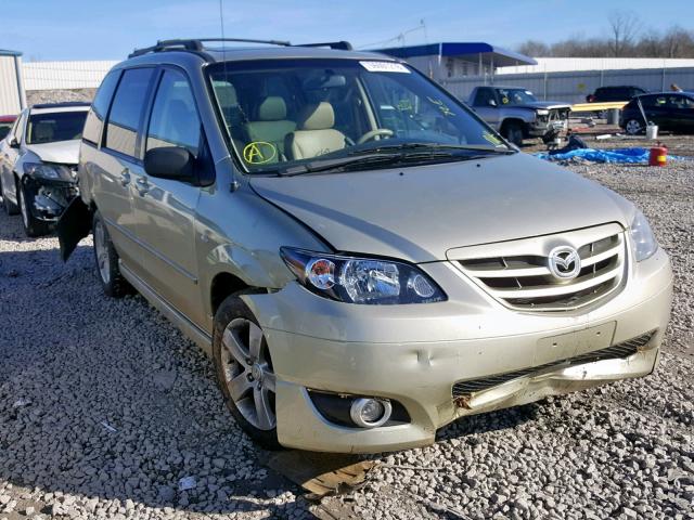 JM3LW28J740522870 - 2004 MAZDA MPV WAGON GOLD photo 1