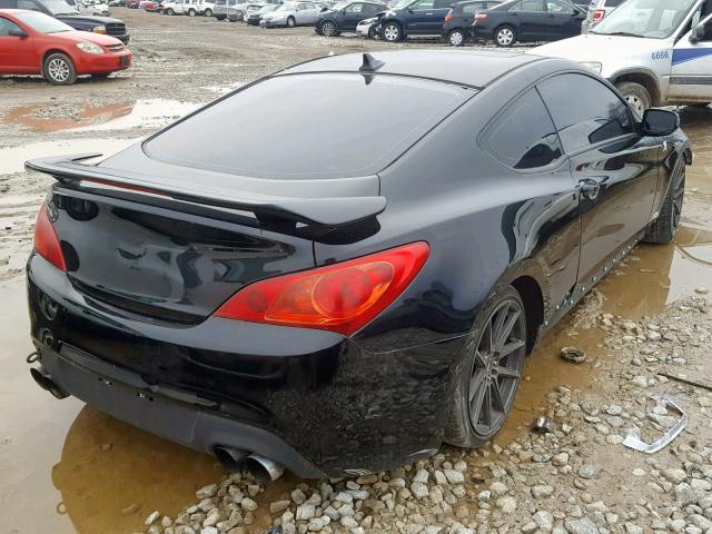 KMHHT6KD9AU014188 - 2010 HYUNDAI GENESIS CO BLACK photo 4