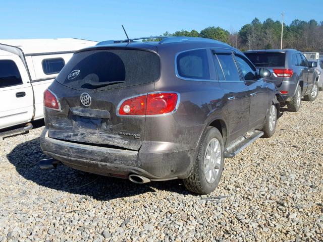 5GAKVCED6CJ373700 - 2012 BUICK ENCLAVE GRAY photo 4