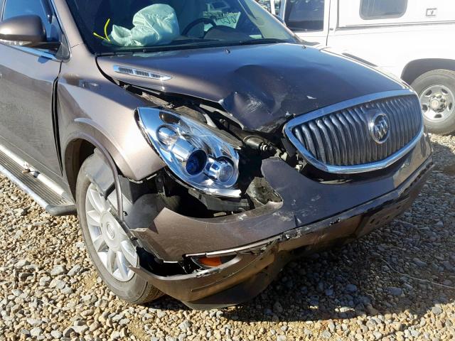 5GAKVCED6CJ373700 - 2012 BUICK ENCLAVE GRAY photo 9