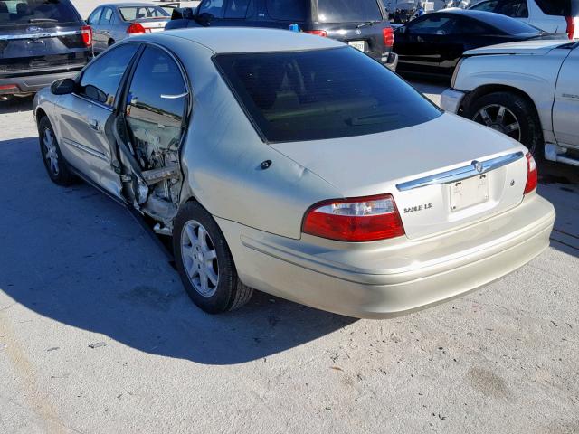 1MEFM55S64G613404 - 2004 MERCURY SABLE LS P BEIGE photo 3