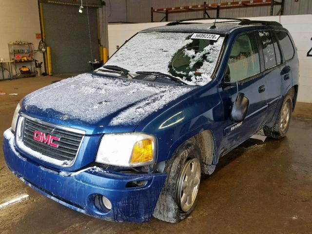 1GKDT13S352158604 - 2005 GMC ENVOY BLUE photo 2