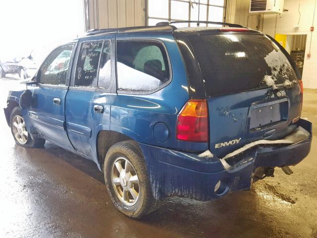 1GKDT13S352158604 - 2005 GMC ENVOY BLUE photo 3