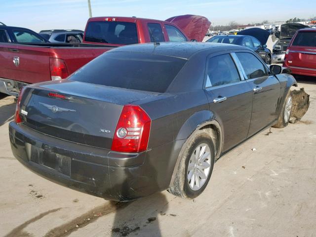 2C3KA43R58H172771 - 2008 CHRYSLER 300 LX CHARCOAL photo 4