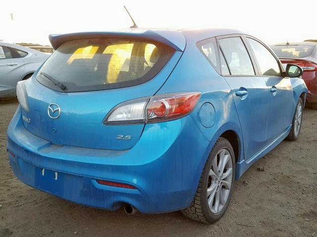 JM1BL1K61B1475998 - 2011 MAZDA 3 S BLUE photo 4