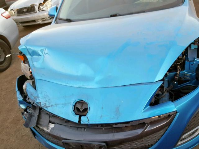 JM1BL1K61B1475998 - 2011 MAZDA 3 S BLUE photo 7