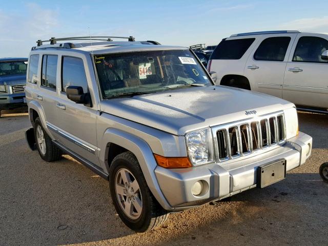1J8HG58N38C232302 - 2008 JEEP COMMANDER SILVER photo 1