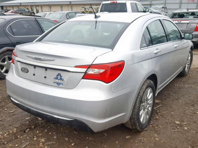 1C3CCBAB8CN131155 - 2012 CHRYSLER 200 LX SILVER photo 4