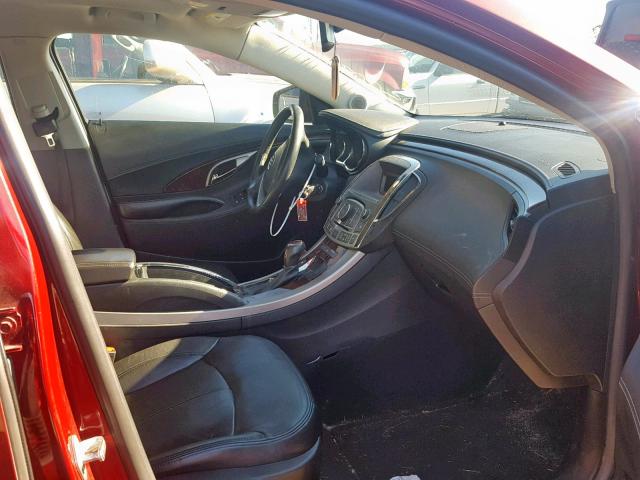 1G4GC5EC2BF172385 - 2011 BUICK LACROSSE C RED photo 5