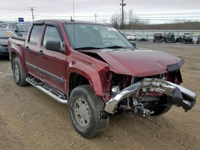 1GCDT43E988205322 - 2008 CHEVROLET COLORADO L MAROON photo 1