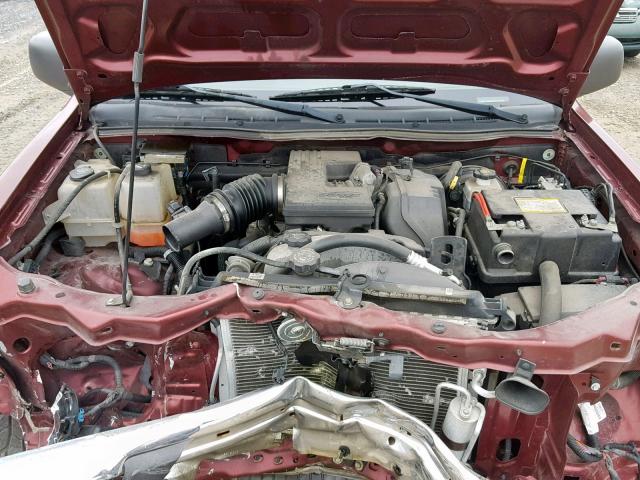 1GCDT43E988205322 - 2008 CHEVROLET COLORADO L MAROON photo 7