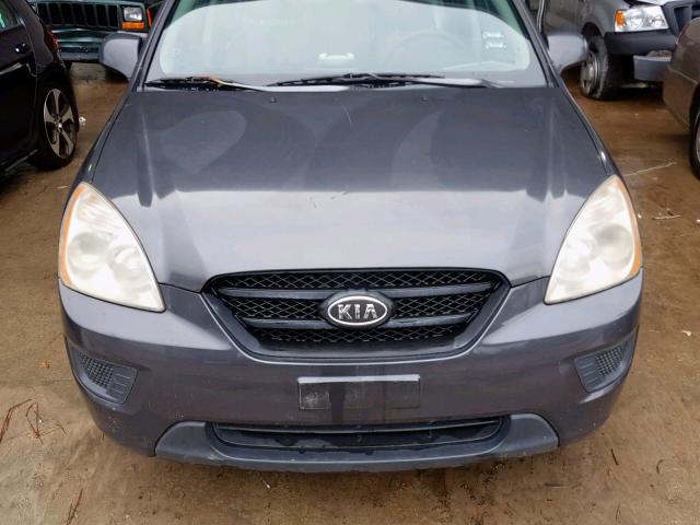 KNAFG526787128739 - 2008 KIA RONDO LX GRAY photo 7