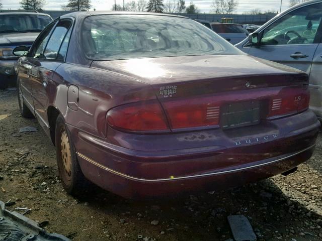 2G4WB52K5W1498978 - 1998 BUICK REGAL LS MAROON photo 3