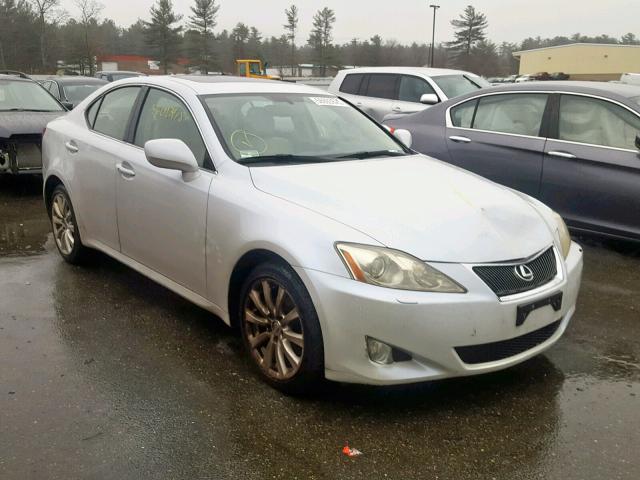 JTHCK262985026721 - 2008 LEXUS IS 250 WHITE photo 1