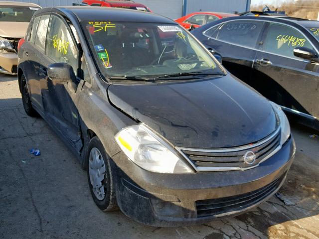 3N1BC1CP3CK218142 - 2012 NISSAN VERSA S BLACK photo 1